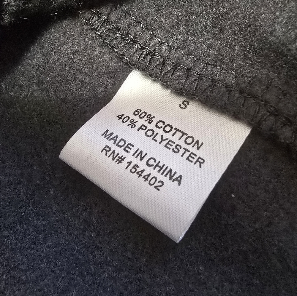 Threads Of LUXX  East Village Floral Graphic Sweatshirt  Dark Gray. Size S - Picture 7 of 8